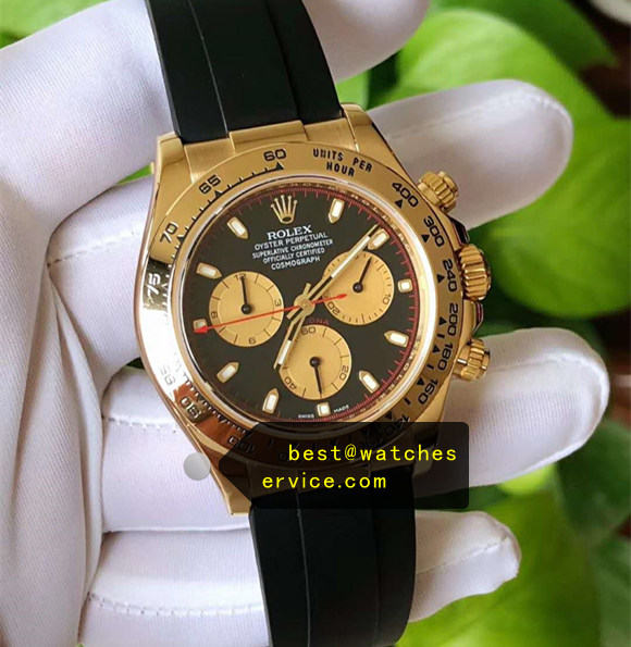 Oysterflex Paul Newman Yellow Gold Super Clone Daytona 116518LN