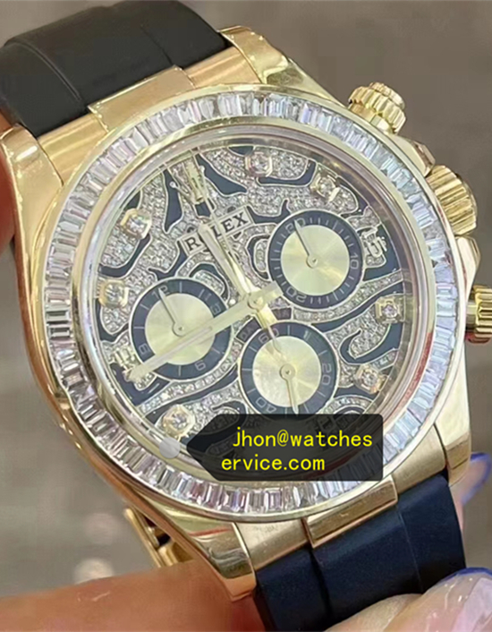 Oysterflex Yellow Gold Eye Of The Tiger Super Clone Daytona 116588TBR