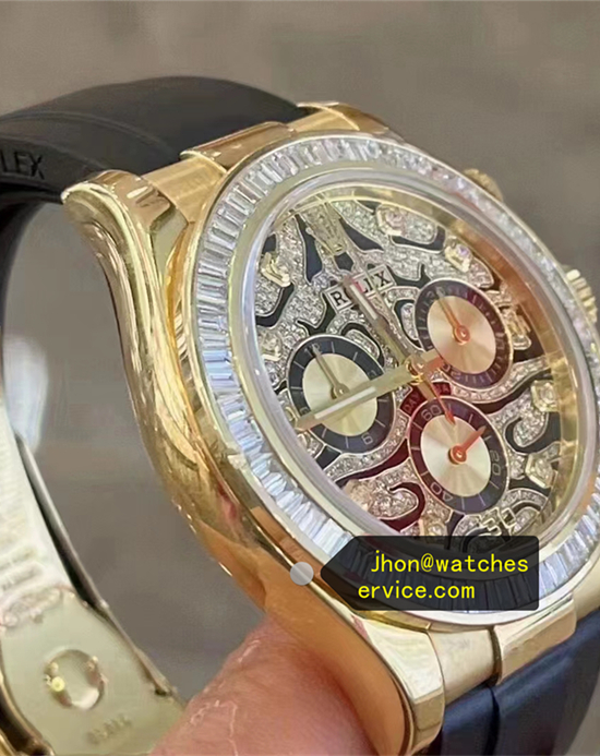 Oysterflex Yellow Gold Eye Of The Tiger Super Clone Daytona 116588TBR