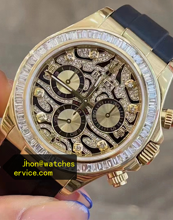 Oysterflex Yellow Gold Eye Of The Tiger Super Clone Daytona 116588TBR