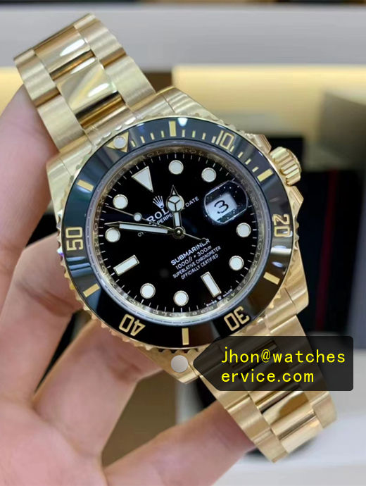 Black Dial 41mm Yellow Gold Super Clone Date Submariner 126618 