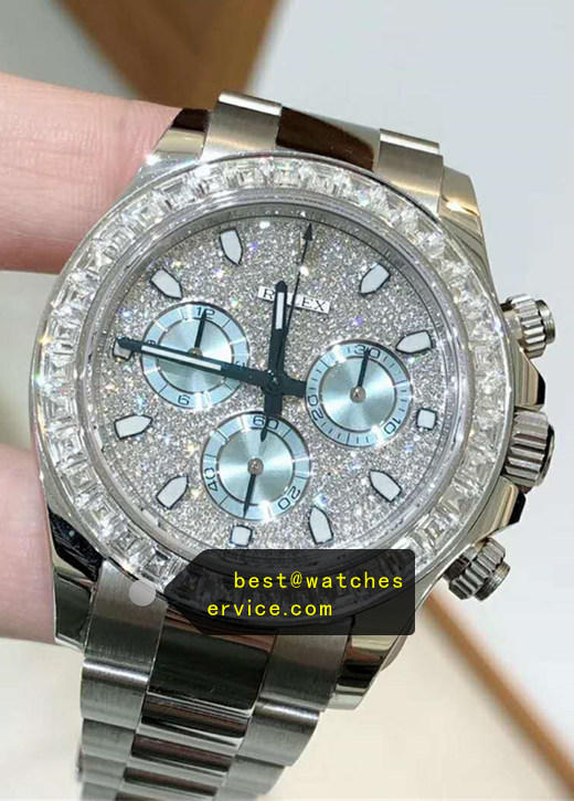 Ice Blue Eye Full Diamonds Dial Super Clone Daytona