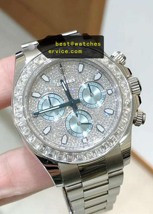 Ice Blue Eye Full Diamonds Dial Super Clone Daytona