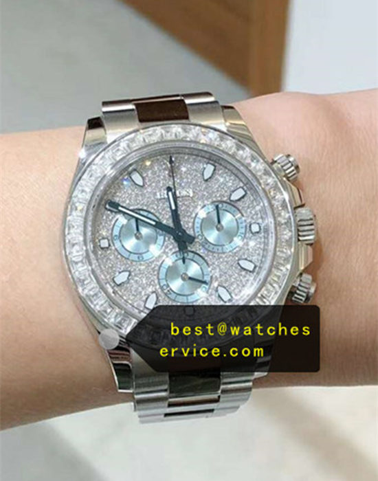 Ice Blue Eye Full Diamonds Dial Super Clone Daytona