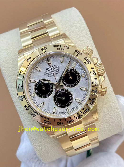 Meteorite Black Dial Yellow Gold Super Clone Daytona 116508