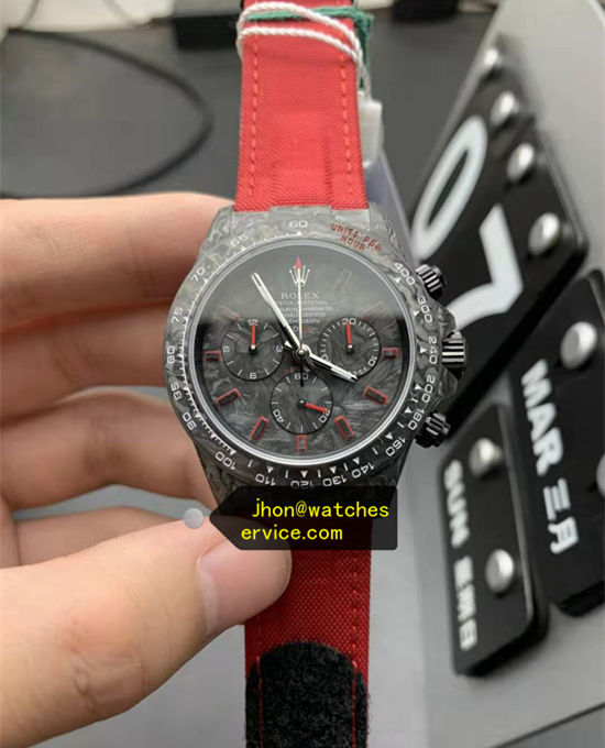 Red Marker Black Carbon Fiber Super Clone Diw Daytona