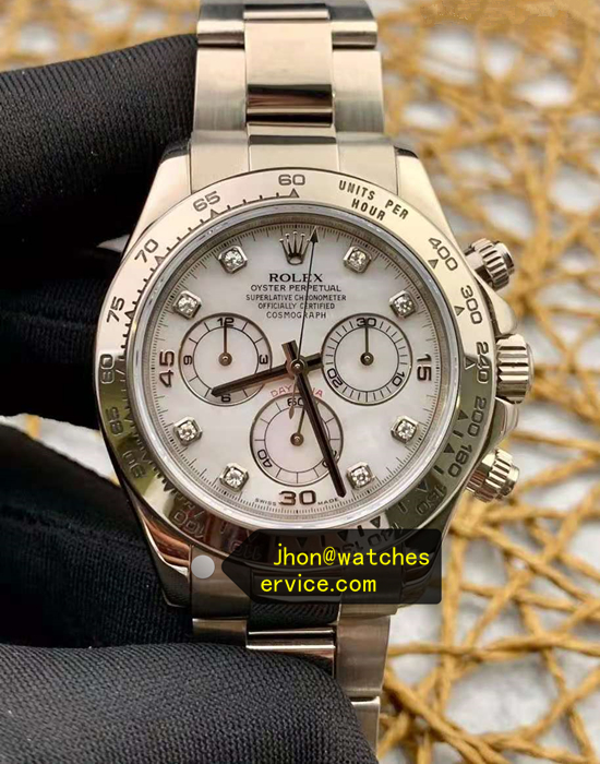 White Gold Mother of Pearl Dial Super Clone Daytona 116509