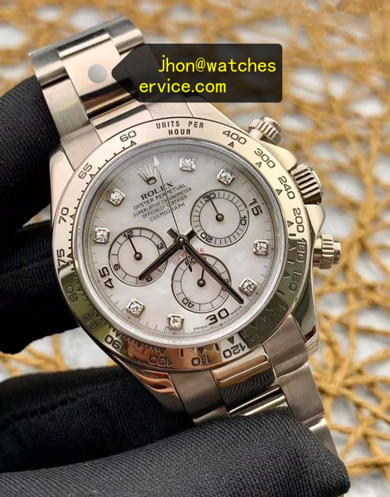 White Gold Mother of Pearl Dial Super Clone Daytona 116509