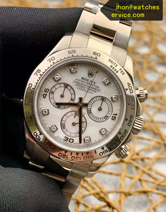 White Gold Mother of Pearl Dial Super Clone Daytona 116509