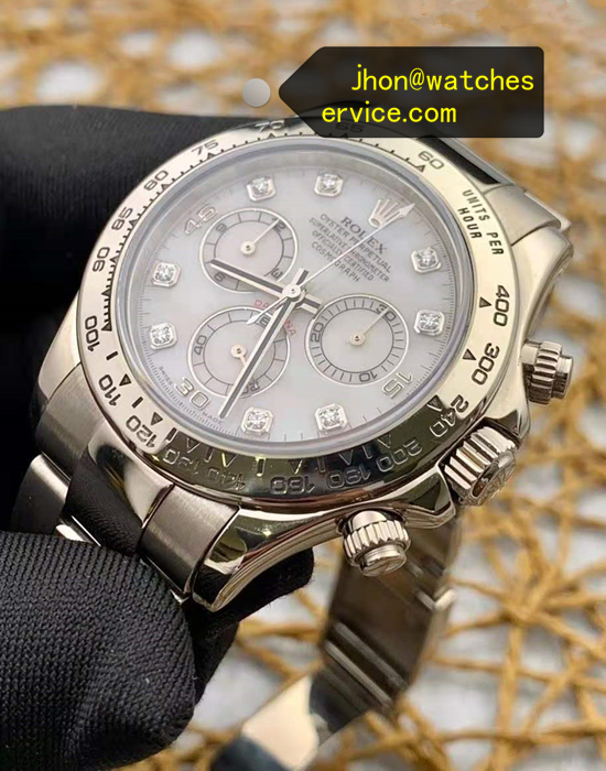 White Gold Mother of Pearl Dial Super Clone Daytona 116509