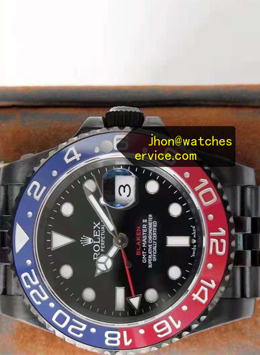 Black Steel 1:1 Clone Pepsi Jubilee Bracelet GMT-Master